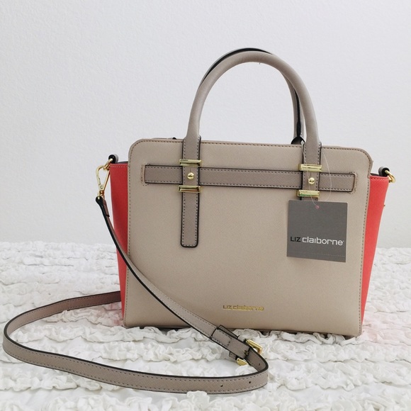 Liz Claiborne Handbags - Liz Claiborne Two-Tone Satchel